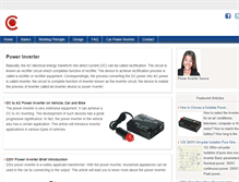 Tablet Screenshot of powerinverter.org